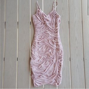 NEW Halston Heritage Body-con Dress Size XS Blush